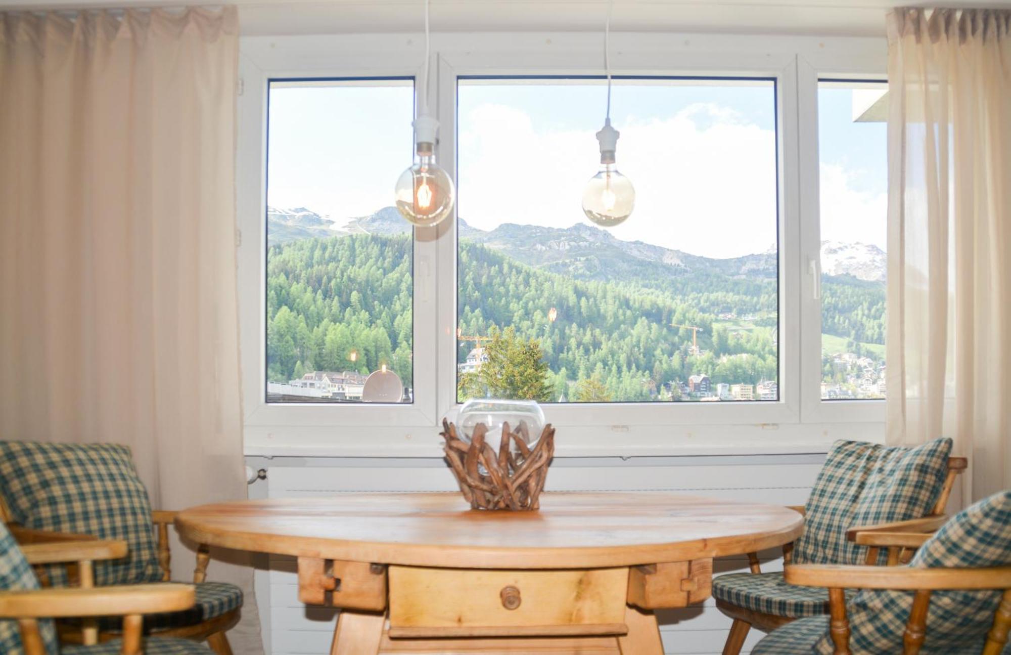 Swissme - Neu-Seeblick-Balkon-Parkplatz-Nahe Bergbahn سانت موريتز المظهر الخارجي الصورة